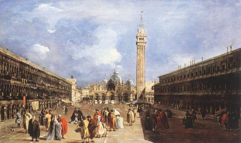 GUARDI, Francesco The Piazza San Marco towards the Basilica dfh Germany oil painting art